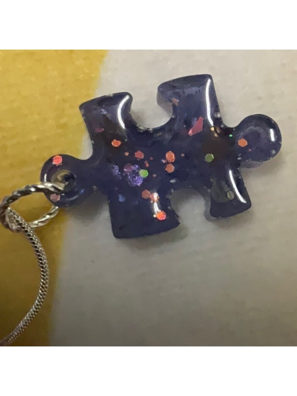 Autism Awareness Necklace 925 Sterling Silver